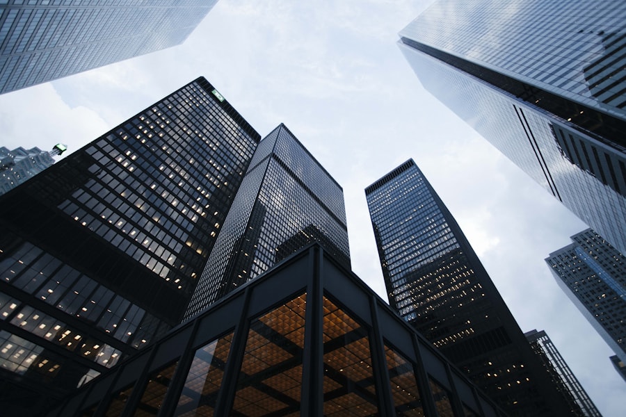 Modern commercial office building
